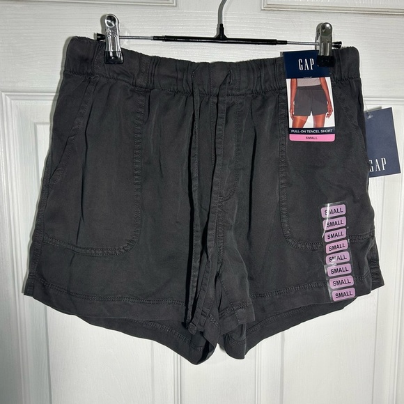 GAP Pull-On Tencel Shorts, Dark Gray, Women’s Size Small, NWT - Picture 1 of 13